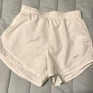 Small white Nike shorts